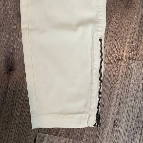 Ply The Waters Guideboat Co Pants Yellow Ankle Zip Zippers Casual Size 28 Preppy - Picture 3 of 7